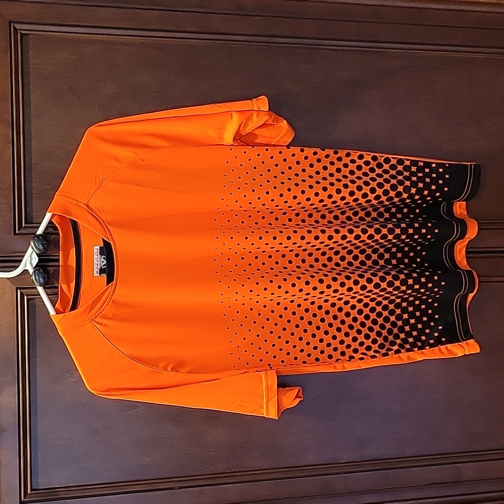 Vizari Black Orange Short Sleeve GoalKeeper Keeper Jersey Sz Adult Medium
